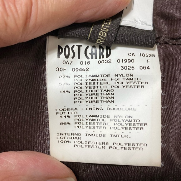 Post card quilted high quality trench coat in colour gold! Outerwear Size 6 - Picture 8 of 17